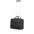 Pilotenkoffer Vectura Evo Business Case Wheels 17.3 Zoll mit USB-Anschluss Black, Farbe: schwarz, Marke: Samsonite, EAN: 5414847972058, Abmessungen in cm: 46x35x20, Bild 12 von 12