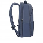Rucksack Workationist mit Laptopfach 15.6 Zoll Blueberry, Farbe: blau/petrol, Marke: Samsonite, EAN: 5400520154200, Abmessungen in cm: 28x43x16.5, Bild 3 von 20