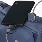 Laptoptasche Workationist mit Laptopfach 15.6 Zoll Blueberry, Farbe: blau/petrol, Marke: Samsonite, EAN: 5400520154088, Abmessungen in cm: 40x29x9.5, Bild 10 von 10