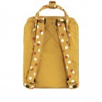 Rucksack Kånken Mini Ochre Confetti Pattern, Farbe: gelb, Marke: Fjällräven, EAN: 7323450792374, Abmessungen in cm: 20x29x13, Bild 3 von 15