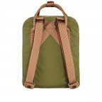 Rucksack Kånken Mini Foliage Green Peach Sand, Farbe: grün/oliv, Marke: Fjällräven, EAN: 7323450857721, Abmessungen in cm: 20x29x13, Bild 3 von 15