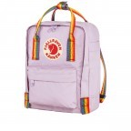 Rucksack Kånken Mini Pastel Lavender Rainbow Pattern, Farbe: flieder/lila, Marke: Fjällräven, EAN: 7323450857783, Abmessungen in cm: 20x29x13, Bild 2 von 13