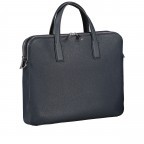 Aktentasche Crosstown Documentcase S Navy, Farbe: blau/petrol, Marke: BOSS, EAN: 4063534115110, Abmessungen in cm: 38x29x4, Bild 2 von 9