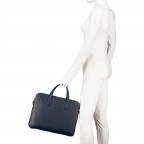 Aktentasche Crosstown Documentcase S Navy, Farbe: blau/petrol, Marke: BOSS, EAN: 4063534115110, Abmessungen in cm: 38x29x4, Bild 4 von 9