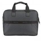 Aktentasche Byron Document Case Black, Farbe: schwarz, Marke: BOSS, EAN: 4063535022950, Abmessungen in cm: 40x29x13, Bild 3 von 8