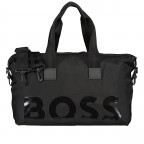 Reisetasche Catch Weekender Black, Farbe: schwarz, Marke: BOSS, EAN: 4063535023377, Abmessungen in cm: 47x37x26, Bild 1 von 8