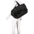 Reisetasche Catch Weekender Black, Farbe: schwarz, Marke: BOSS, EAN: 4063535023377, Abmessungen in cm: 47x37x26, Bild 4 von 8