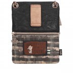 Umhängetasche The Forest Double Compartment Mini Crossbody Bag Cognac, Farbe: cognac, Marke: Anekke, EAN: 8434172027091, Abmessungen in cm: 15.5x20x2, Bild 4 von 7