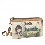 Geldbörse / Utensilientasche The Forest Wallet with Hand Strap Cognac, Farbe: cognac, Marke: Anekke, EAN: 8434172031487, Abmessungen in cm: 18x10x2, Bild 2 von 6