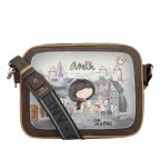 Umhängetasche Voice Triple Compartment Shoulder Bag Blau, Farbe: blau/petrol, Marke: Anekke, EAN: 8434172052628, Abmessungen in cm: 25x19x6, Bild 1 von 9