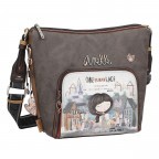 Beuteltasche Voice Large Shoulder Bag Blau, Farbe: blau/petrol, Marke: Anekke, EAN: 8434172052802, Abmessungen in cm: 26x26x13, Bild 3 von 9