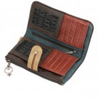 Geldbörse Voice Large Wallet Blau, Farbe: blau/petrol, Marke: Anekke, EAN: 8434172056220, Abmessungen in cm: 18x9.5x3, Bild 6 von 10
