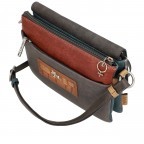 Umhängetasche Voice Respect Flap Shoulderbag Blau, Farbe: blau/petrol, Marke: Anekke, EAN: 8434172056336, Abmessungen in cm: 24x15x7, Bild 5 von 10