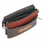 Umhängetasche Voice Respect Flap Shoulderbag Blau, Farbe: blau/petrol, Marke: Anekke, EAN: 8434172056336, Abmessungen in cm: 24x15x7, Bild 9 von 10