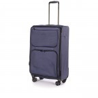 Koffer Bendigo Light Plus M Blau, Farbe: blau/petrol, Marke: Stratic, EAN: 4001807904689, Abmessungen in cm: 42x72x25, Bild 2 von 9