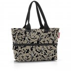 Shopper E1 erweiterbar Baroque Marble, Farbe: taupe/khaki, Marke: Reisenthel, EAN: 4012013730047, Abmessungen in cm: 50x26.5x15.5, Bild 1 von 3