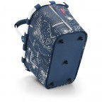 Einkaufskorb Carrybag Frame Bandana Blue, Farbe: blau/petrol, Marke: Reisenthel, EAN: 4012013729782, Abmessungen in cm: 48x29x28, Bild 3 von 4