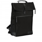 Rucksack Talinn Courier Backpack mit Tablet- und Laptopfach 15 Zoll Black, Farbe: schwarz, Marke: Jost, EAN: 4025307782448, Abmessungen in cm: 29x45x14, Bild 2 von 8