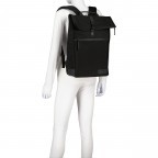 Rucksack Talinn Courier Backpack mit Tablet- und Laptopfach 15 Zoll Black, Farbe: schwarz, Marke: Jost, EAN: 4025307782448, Abmessungen in cm: 29x45x14, Bild 5 von 8