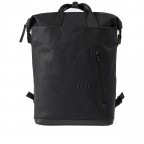 Rucksack Japan Morioka mit Laptopfach 13 Zoll Black, Farbe: schwarz, Marke: Aunts & Uncles, EAN: 4250394982574, Abmessungen in cm: 27x38x12, Bild 1 von 12