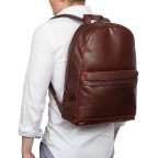 Laptoprucksack Barbican Albion 15 Zoll Braun, Farbe: braun, Marke: Knomo, EAN: 5055385417382, Abmessungen in cm: 33x45x14, Bild 10 von 11