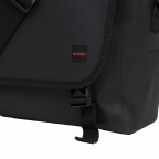 Kuriertasche Thames Rupert 14 Zoll Schwarz, Farbe: schwarz, Marke: Knomo, EAN: 5055385416071, Abmessungen in cm: 45x31x13, Bild 4 von 6