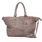 Shopper Poppy-Love Poppy L B3.5866 Stone Grey, Farbe: grau, Marke: Harbour 2nd, Abmessungen in cm: 43x32x12, Bild 1 von 4