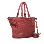 Shopper Poppy-Love Poppy L B3.5866 Addicting Red, Farbe: rot/weinrot, Marke: Harbour 2nd, Abmessungen in cm: 43x32x12, Bild 2 von 4