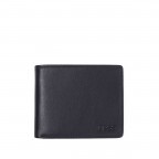 Geldbörse pocket 109 Black, Farbe: schwarz, Marke: Bree, EAN: 4038671117884, Abmessungen in cm: 11.5x9.5x1.5, Bild 1 von 2
