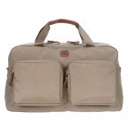 Reisetasche X-BAG & X-Travel Dove Gray, Farbe: taupe/khaki, Marke: Brics, EAN: 8016623887845, Abmessungen in cm: 46x24x22, Bild 1 von 12