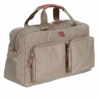 Reisetasche X-BAG & X-Travel Dove Gray, Farbe: taupe/khaki, Marke: Brics, EAN: 8016623887845, Abmessungen in cm: 46x24x22, Bild 2 von 12