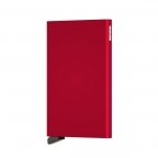 Kartenetui Cardprotector Red, Farbe: rot/weinrot, Marke: Secrid, EAN: 8718215280057, Abmessungen in cm: 6.3x10.2x0.8, Bild 2 von 3