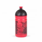 Trinkflasche Volumen 0,5 Liter BaggerfahrBär, Farbe: rot/weinrot, Marke: Ergobag, EAN: 4260389767543, Abmessungen in cm: 8x19x8, Bild 1 von 2