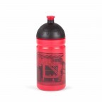 Trinkflasche Volumen 0,5 Liter BaggerfahrBär, Farbe: rot/weinrot, Marke: Ergobag, EAN: 4260389767543, Abmessungen in cm: 8x19x8, Bild 2 von 2