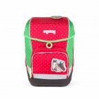 Schulranzen Cubo Set 5-teilig GaloppBär, Farbe: grün/oliv, rot/weinrot, Marke: Ergobag, EAN: 4260389766997, Abmessungen in cm: 25x40x20, Bild 2 von 5