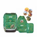 Schulranzen Cubo Set 5-teilig DinosauriBär, Farbe: grün/oliv, Marke: Ergobag, EAN: 4260389767024, Abmessungen in cm: 25x40x20, Bild 1 von 5