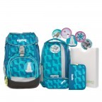 Schulranzen Pack Set 6-teilig EiszauBär, Farbe: blau/petrol, Marke: Ergobag, EAN: 4057081010714, Abmessungen in cm: 25x35x22, Bild 1 von 5