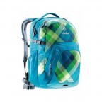 Rucksack Graduate Volumen 28 Liter Petrol Crosscheck, Farbe: blau/petrol, Marke: Deuter, Abmessungen in cm: 33x48x23, Bild 1 von 2