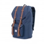 Rucksack Little America Volumen 23 Liter Navy Tan, Farbe: blau/petrol, Marke: Herschel, EAN: 0828432005932, Abmessungen in cm: 28x50x17, Bild 3 von 7