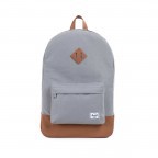 Rucksack Heritage Volumen 19 Liter Grey Tan Synthetic Leather, Farbe: grau, Marke: Herschel, EAN: 0828432010356, Abmessungen in cm: 31x45x12, Bild 1 von 5