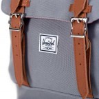 Rucksack Little America Volumen 23 Liter Grey Tan, Farbe: grau, Marke: Herschel, EAN: 0828432010448, Abmessungen in cm: 28x50x17, Bild 5 von 7