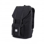 Rucksack Little America einfarbig Volumen 23 Liter Black, Farbe: schwarz, Marke: Herschel, EAN: 0828432043408, Abmessungen in cm: 28.56x49.9x17.78, Bild 3 von 5