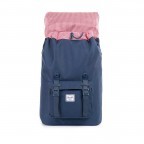 Rucksack Little America Medium einfarbig Volumen 14 Liter Navy, Farbe: blau/petrol, Marke: Herschel, EAN: 0828432043606, Abmessungen in cm: 28x43x12, Bild 4 von 4