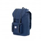 Rucksack Little America Medium einfarbig Volumen 14 Liter Navy, Farbe: blau/petrol, Marke: Herschel, EAN: 0828432043606, Abmessungen in cm: 28x43x12, Bild 3 von 4