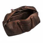 Reisetasche Cognac, Farbe: cognac, Marke: Loubs, Abmessungen in cm: 62x26x32, Bild 3 von 4