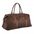 Reisetasche Cognac, Farbe: cognac, Marke: Loubs, Abmessungen in cm: 62x26x32, Bild 2 von 4