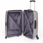 Koffer Velocita Spinner 55 Silver, Farbe: metallic, Marke: Samsonite, Abmessungen in cm: 40x55x20, Bild 2 von 6