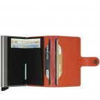 Geldbörse Miniwallet Crisple Orange, Farbe: orange, Marke: Secrid, EAN: 8718215281191, Abmessungen in cm: 6.8x10.2x1.6, Bild 2 von 3