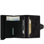 Geldbörse Twinwallet Vintage Black, Farbe: schwarz, Marke: Secrid, EAN: 8718215282983, Abmessungen in cm: 7x10.2x2.5, Bild 2 von 5