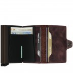 Geldbörse Twinwallet Vintage Chocolate, Farbe: braun, Marke: Secrid, EAN: 8718215282181, Abmessungen in cm: 7x10.2x2.5, Bild 2 von 4